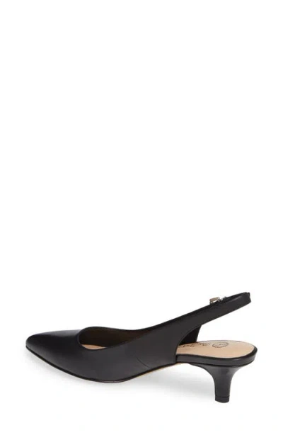 Bella Vita Scarlette Kitten Heel Slingback Pump In Black