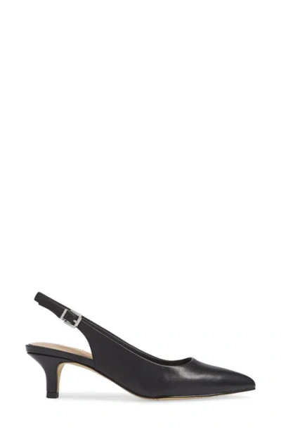 Bella Vita Scarlette Kitten Heel Slingback Pump In Black