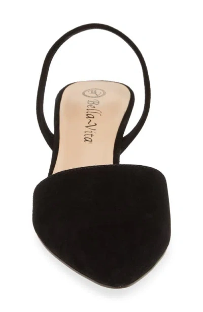 Bella Vita Sarah Ii Slingback Pump In Black