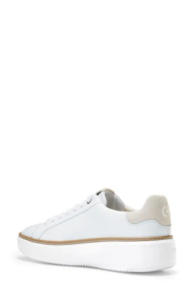 Cole Haan Grandprø Topspin Sneakers In White-dove
