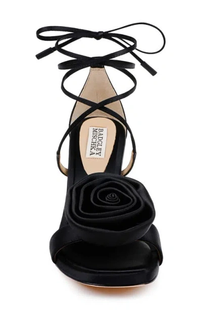 Badgley Mischka Collection Janelle Ankle Wrap Sandal In Black