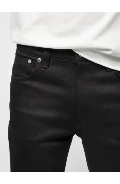 Nudie Jeans Nudie Lean Dean Straight Leg Jeans In Black