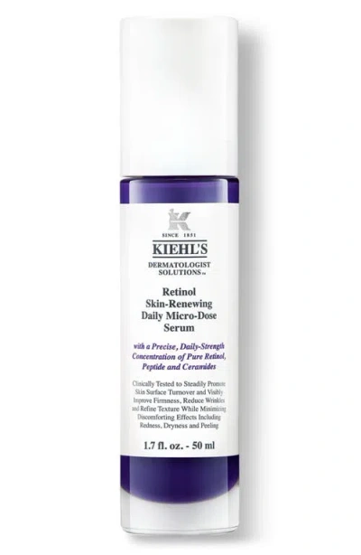 Kiehl's Since 1851 Micro-dose Anti-aging Retinol Serum With Ceramides And Peptide In Transparent