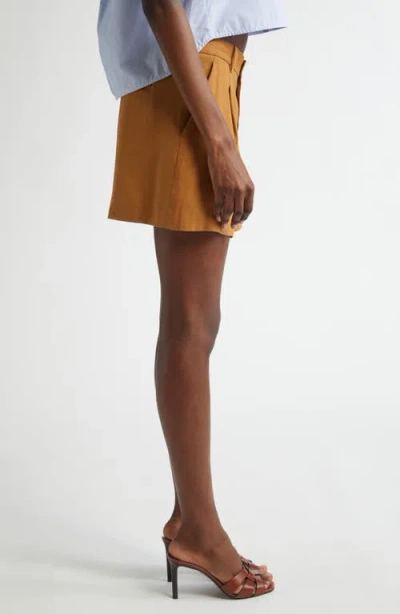 A.l.c . Aster Abstract Print One-shoulder Top In Brown