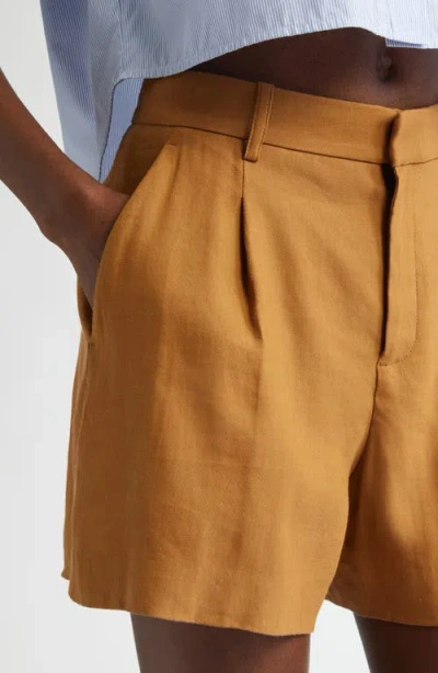 A.l.c . Aster Abstract Print One-shoulder Top In Brown