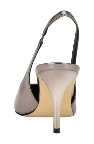 Calvin Klein Women's Cinola Pointy Toe Slingback Pumps In Gray