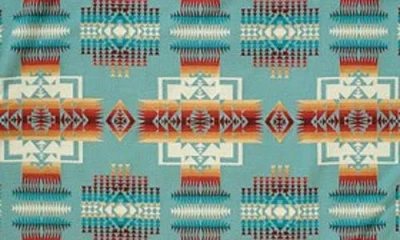 Pendleton 'chief Joseph' Wool Blend Blanket In Green