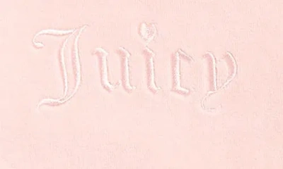 Juicy Couture Velour Pullover & Joggers Set In Neutral