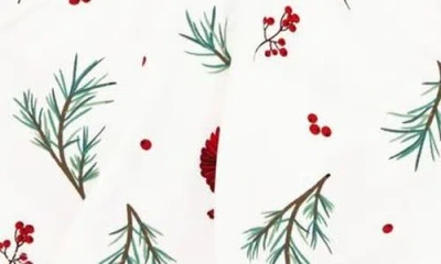 Kyte Baby Winterberry Print Twirl Long Sleeve Skirted Bodysuit In Multi