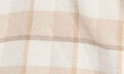 Calvin Klein Plaid Button-up & Pants Set In Brown