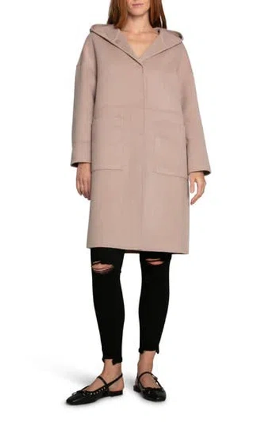 Belle & Bloom Sunday Morning Wool Blend Coat In Brown