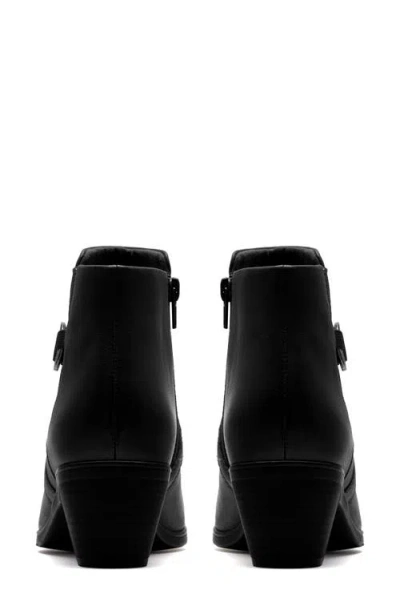 Clarks Collection Women's Emily2 Henley Wedge Booties In Black