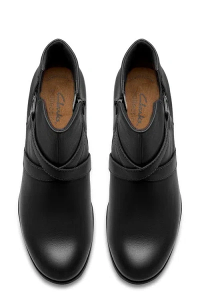 Clarks Collection Women's Emily2 Henley Wedge Booties In Black