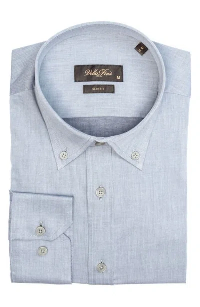 Vellapais Avalon Slim Fit Cotton Dress Shirt In Gray