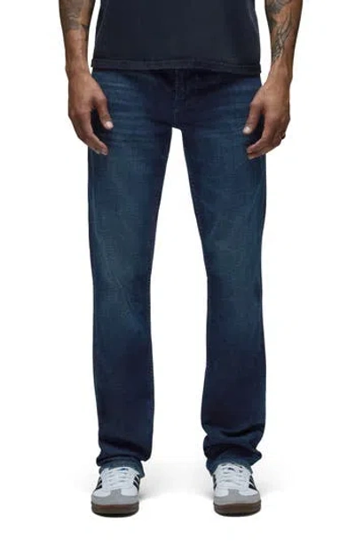 Hudson Blake Slim Straight Fit Jeans In Blue Shadow In Blue
