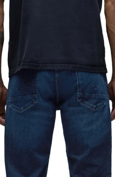 Hudson Blake Slim Straight Fit Jeans In Blue Shadow In Blue