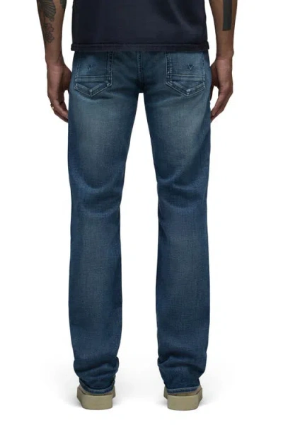 Hudson Blake Slim Straight Fit Jeans In Blue Shadow In Blue