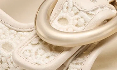 Stuart Weitzman Benni Lace Double-buckle Slide Sandals In Animal Print