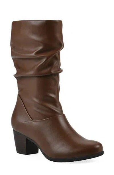 Cliffs By White Mountain Angelie Slouch Boot In Brown