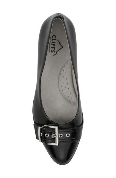 Cliffs By White Mountain Women's Miliani Ballet Flat In Black