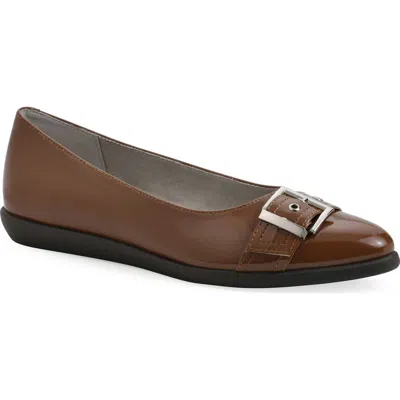 Cliffs By White Mountain Women's Miliani Ballet Flat In Brown