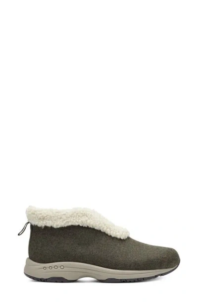 Easy Spirit Women's Treepose Cozy Slipper Booties In Green