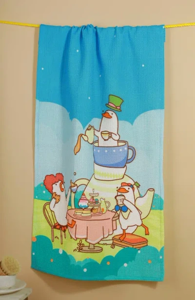 Tiramisu Set Of 3 The Gaggle Of Geese Artisan Kitchen Tea Towel Set In Multi