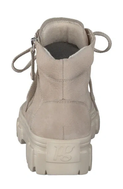 Paul Green Novie Lace-up Bootie In Neutral