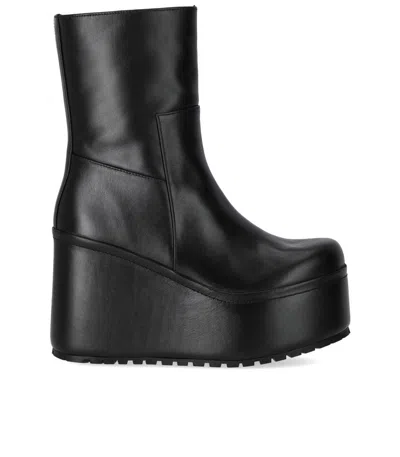 Paloma Barcelo’ Paloma Barceló Barta Black Wedge Ankle Boot In Black