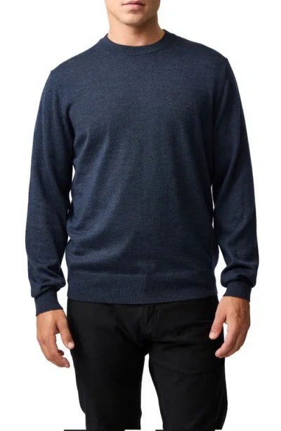 Rodd & Gunn York Bay Merino Wool Sweater In Blue
