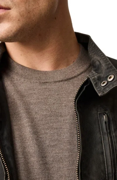 Rodd & Gunn York Bay Merino Wool Sweater In Brown