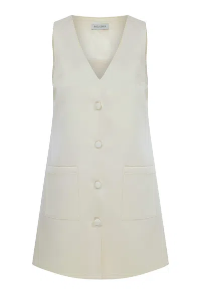 Nazli Ceren Women's White Odessa Mini Dress In Vanilla Ice In White