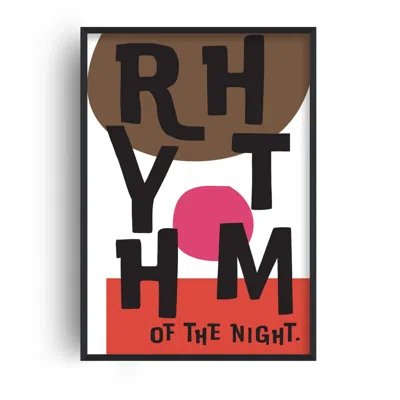 Fanclub Rhythm Of The Night Colourful Retro Music Giclée Art Print In Multi