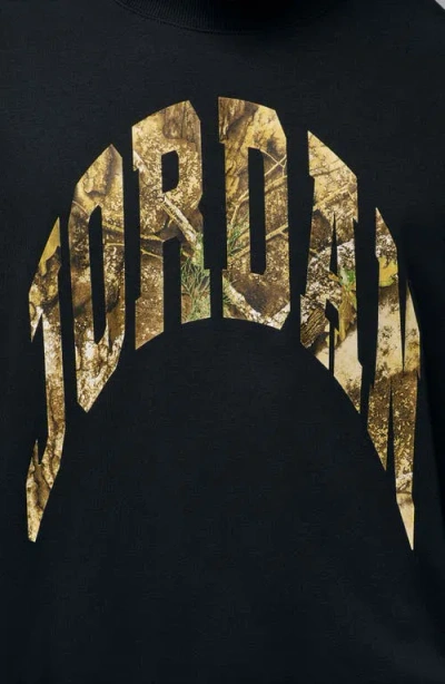 Jordan X Realtree Oversize Graphic Crewneck Sweatshirt In Multi