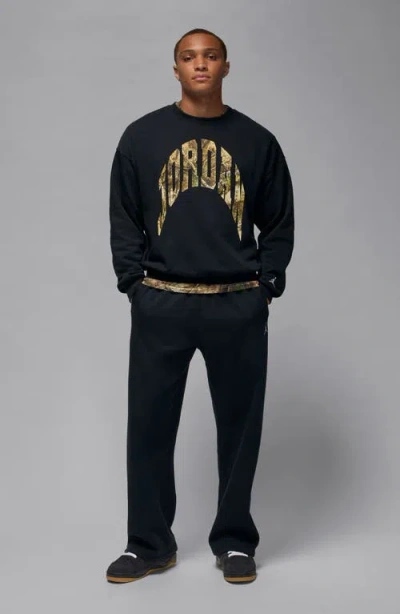 Jordan X Realtree Oversize Graphic Crewneck Sweatshirt In Multi