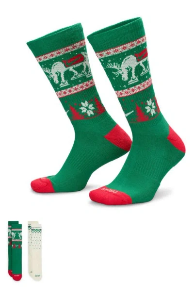 Nike Dri-fit Assorted 2-pack Crew Socks In Multi