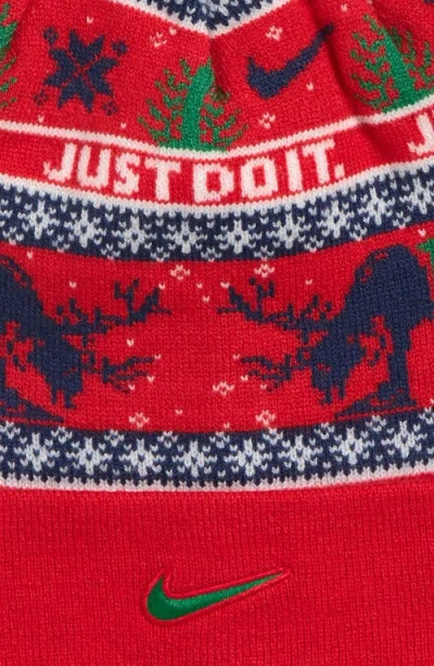 Nike Kids' Peak Pom Beanie In Multi