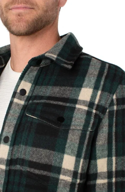 Liverpool Front Snap Shirt Jacket In Multi