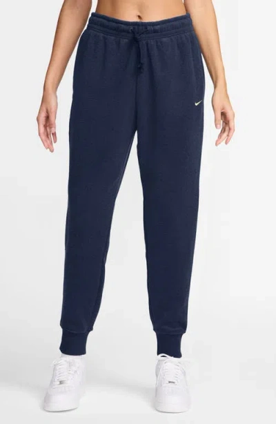 Nike Sportswear Plus Size Phoenix Fleece High-waist Oversized Sweatpants In Blue