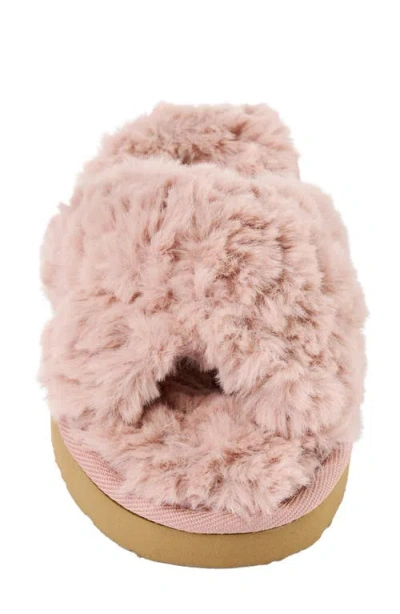 Minnetonka Teddy 3 Faux Fur Slipper In Multi