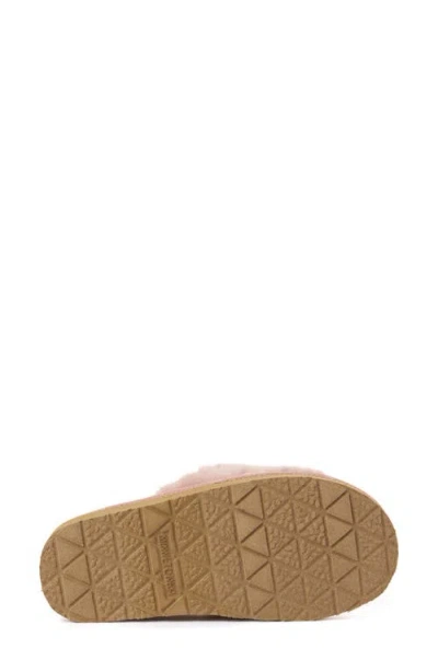 Minnetonka Teddy 3 Faux Fur Slipper In Multi