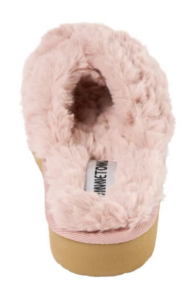 Minnetonka Teddy 3 Faux Fur Slipper In Multi