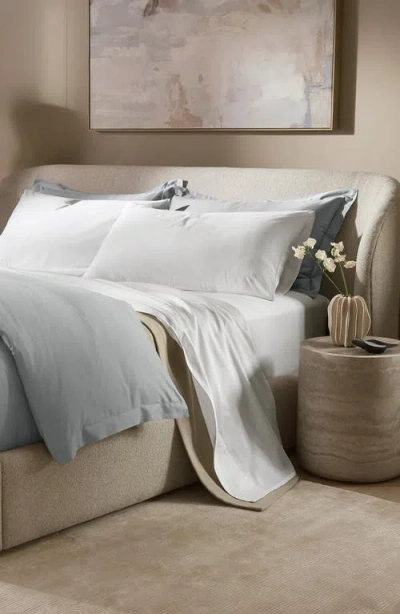 Boll & Branch Signature Set Of 2 Piped Edge Pillowcases In White