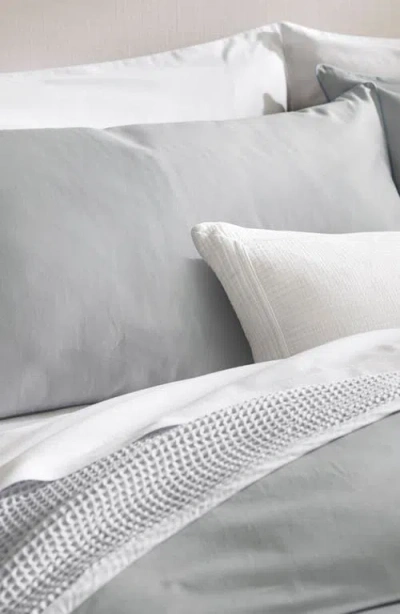 Boll & Branch Signature Piped Edge Duvet Set In Gray