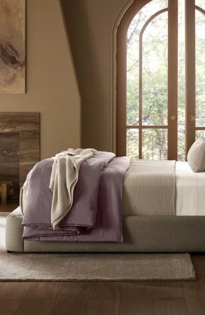 Boll & Branch Signature Comforter Set In Purple