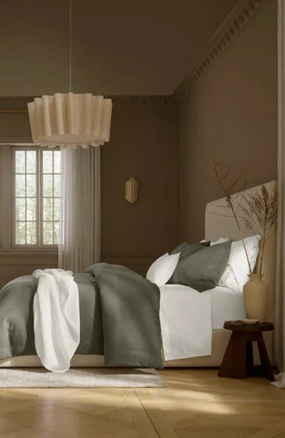 Boll & Branch Dream Duvet Set In Green