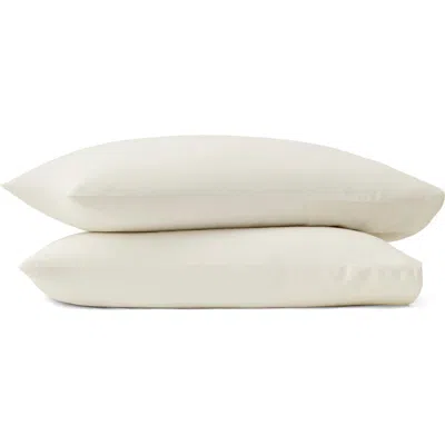 Boll & Branch Signature Set Of 2 Piped Edge Pillowcases In White