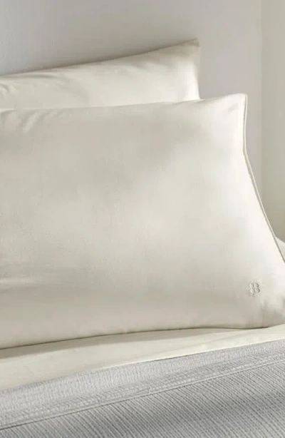 Boll & Branch Signature Set Of 2 Piped Edge Pillowcases In White