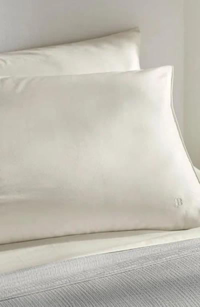 Boll & Branch Signature Piped Edge Sheet Set In White