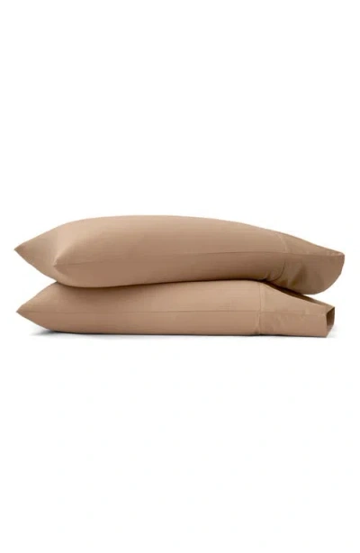 Boll & Branch Signature Hemmed Set Of 2 Pillowcases In Brown